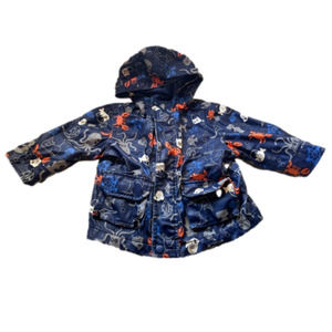 3/$20 joe fresh 12 month rain coat water animals blue see photos and description